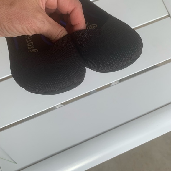 Rothy’s black round toe flats size 6.5 - Picture 10 of 13